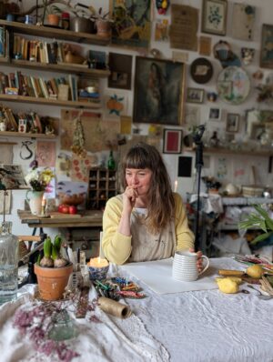 Kitchen Table Art ~ Printing and Crafting ~ Video Workshop